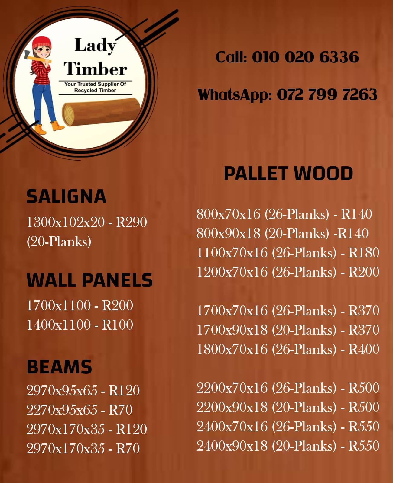 Pricelist 2026-07-13